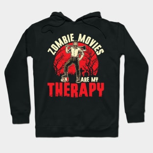 Scary Bloody Classic Horror Zombie Movies Film Lovers Hoodie